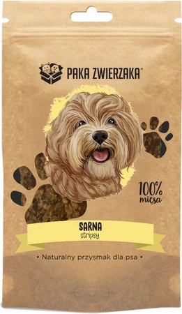 PAKA ZWIERZAKA Stripsy 100% Sarna 70g