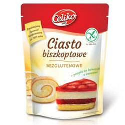 Mieszanka na ciasto biszkoptowe bezglutenowe Celiko, 200g