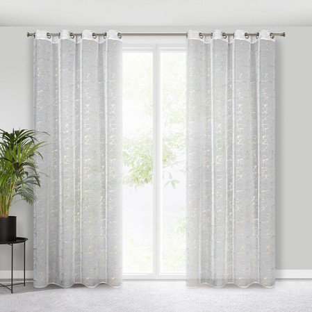 FIRANA GOTOWA REVA 140 X 250 CM BIAŁY