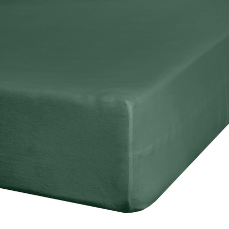 Prześcieradło Jersey3 240 x 220 x 30 cm, Ciemnozielony