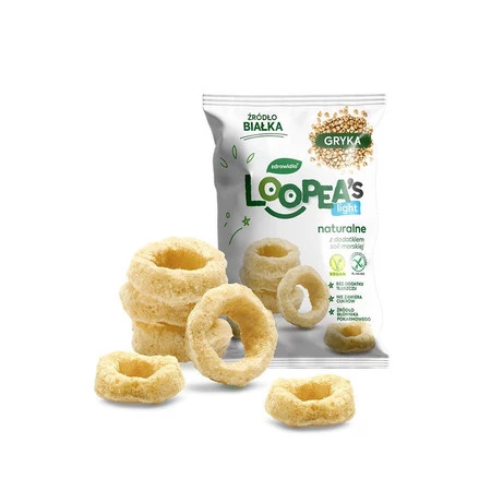 Loopea's Chrupki z gryki z dodatkiem soli morskiej 42 g