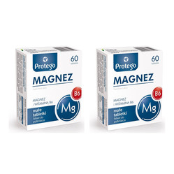 Zestaw: 2x Protego Magnez 60 tabl.
