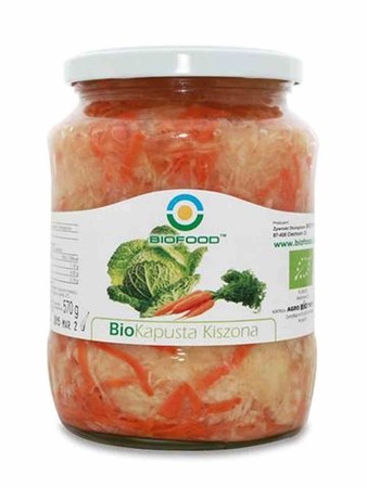 BioFood − Kapusta kiszona BIO − 570 g / 700 g