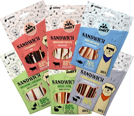 MR.BANDIT Sandwich Beef Wołowina 500g