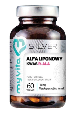 Myvita Silver 100% Kwas Alfaliponowy R-Ala 60 K