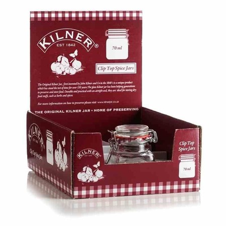 KIL - Słoik 0,07 l. Square Clip Top Jar