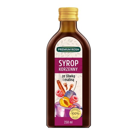 Premium Rosa Syrop korzenny śliwkowo-malinowy 250 ml