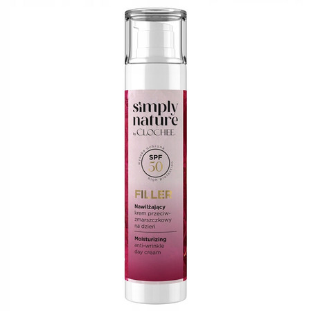 Simply Nature Filler nawilżający krem przeciwzmarszczkowy na dzień SPF50 50ml