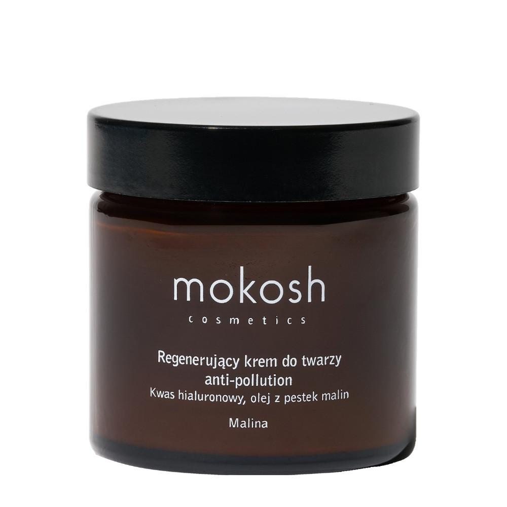 Mokosh - Regenerujący krem do twarzy anti-pollution. Malina - 60 ml - Nabea.pl