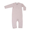 Lodger Pajacyk piżamka niemowlęca bawełniana jasny róż Basic Rib Tan r. 56