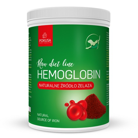 Pokusa Hemoglobin Hemoglobina dla psa i kota 800 g