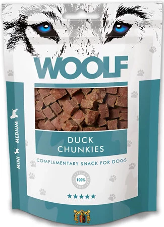 WOOLF Duck Chunkies Kosteczki z Kaczki 100g