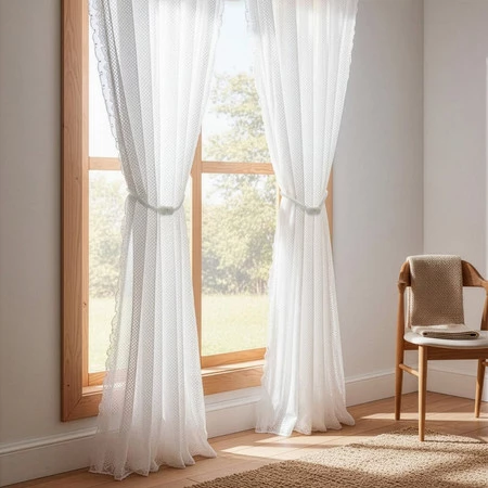 Firana gotowa Agness na Taśmie 140 x 270 cm, Biały