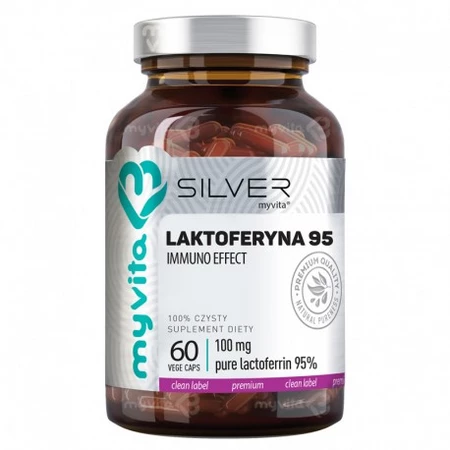 MyVita SILVER Laktoferyna 100 mg na wsparcie odporności 60 kaps.