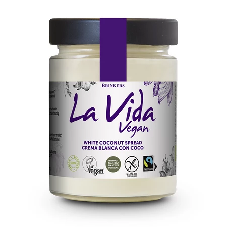 KREM KOKOSOWY BEZGLUTENOWY FAIR TRADE BIO 270 g - LA VIDA