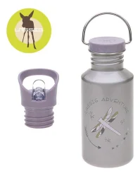 Lassig Butelka - bidon ze stali nierdzewnej z dodatkową zakrętką z ustnikiem Adventure Ważka 500 ml