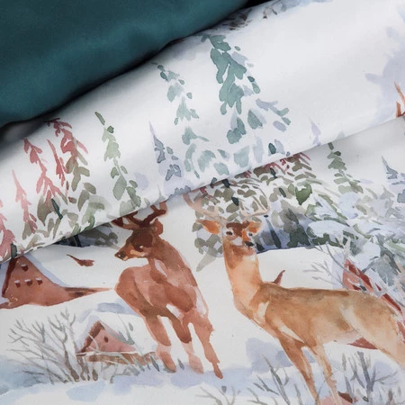 Komplet pościeli świątecznej 160x200 cm z mikrowłókna Fairyland