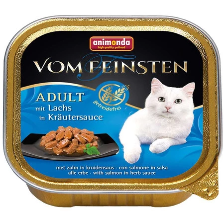 ANIMONDA Vom Feinsten Cat ADULT Łosoś Zioła Sos 100g