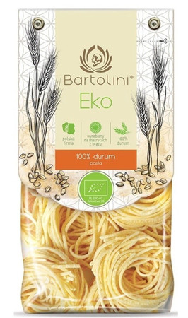 MAKARON (SEMOLINOWY) GNIAZDA SPAGHETTI ALLA CHITARRA BIO 250 g - BARTOLINI