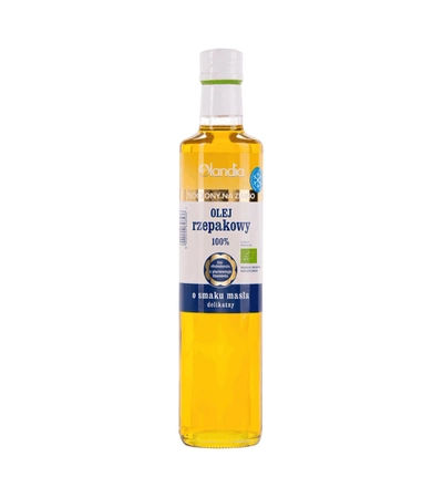 Olandia - Ekologiczny olej z zarodków rzepaku o smaku masła - 500 ml