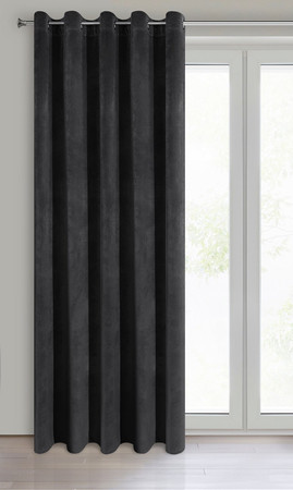 ZASŁONA GOTOWA VILLA 140 X 250 CM CZARNY