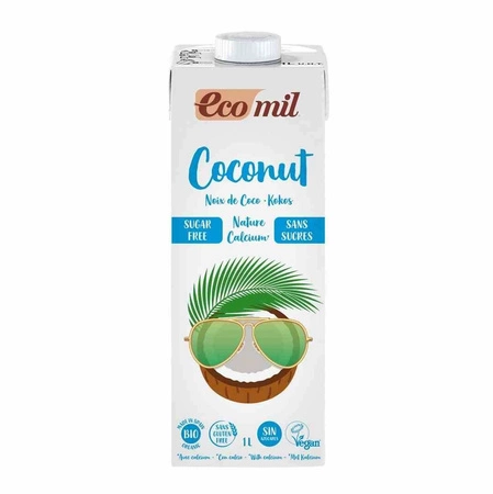 EcoMil − Napój kokosowy bez cukru z wapniem bezgl. BIO − 1000 ml