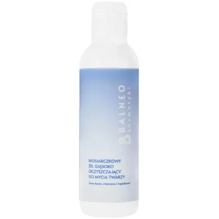 Balneokosmetyki - Biosiarczkowy żel głęboko oczyszczający do mycia twarzy 200ml