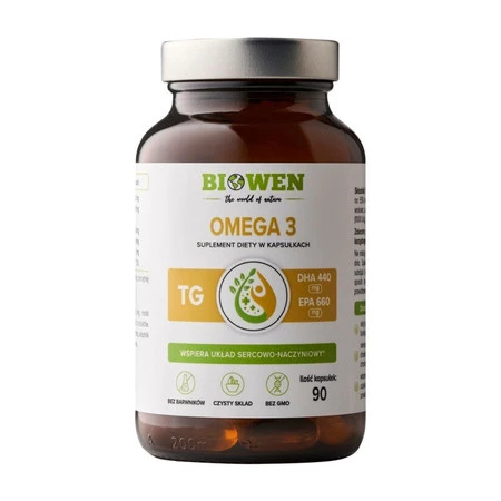 Biowen Omega 3 TG 660 mg EPA 440 DHA 90 kaps.