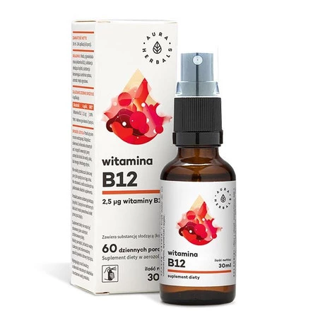 Witamina B12 Forte - Suplement diety w aerozolu (30 ml)