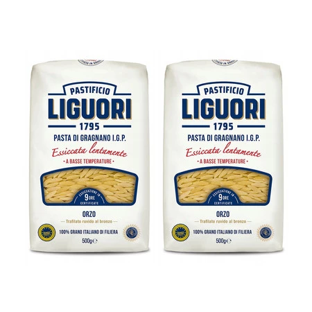 Zestaw 2x Makaron Liguori IGP Orzo 500G