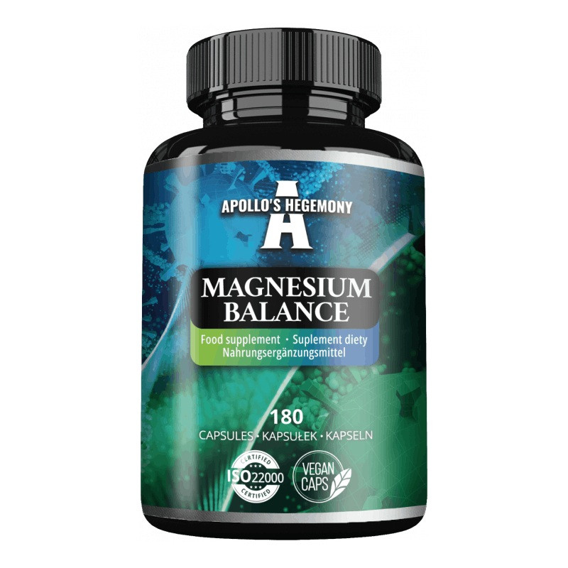 Apollo’s Hegemony Magnesium Balance suplement diety 180 kaps. - Nabea.pl
