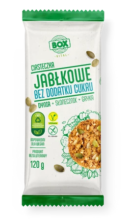 Ciastka jabłkowe z dynią Frank&Oli, 120g