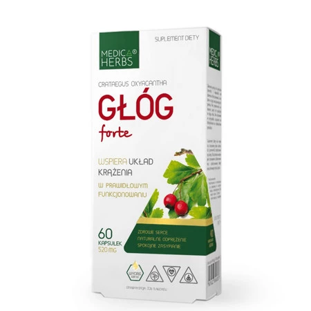 Medica Herbs Głóg Forte 60 kaps