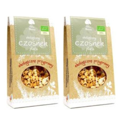 Zestaw: 2x CZOSNEK PŁATKI BIO 50 g - DARY NATURY