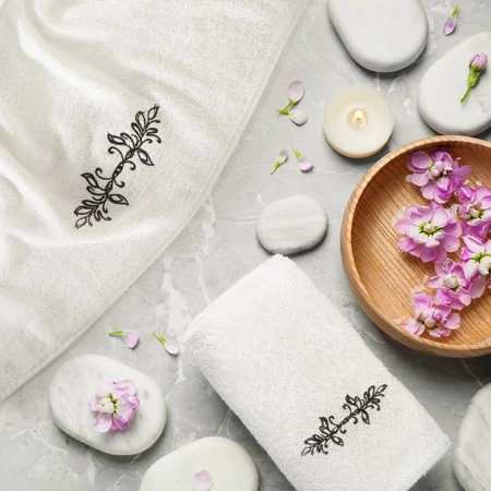 Komplet Ręczników 3 56 x 36 x 7 cm, Biały