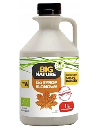 Big Nature Syrop Klonowy BIO 1 l