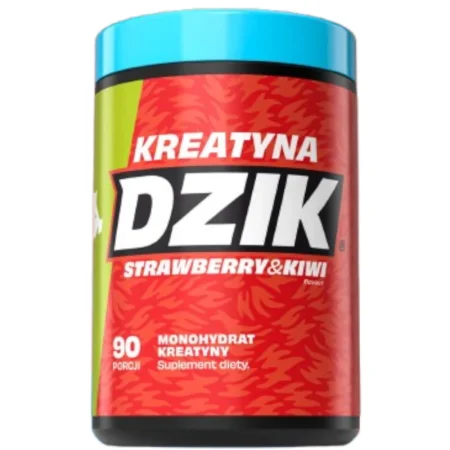 WK DZIK Kreatyna Monohydrat 90 porcji 369 g smak Truskawka Kiwi