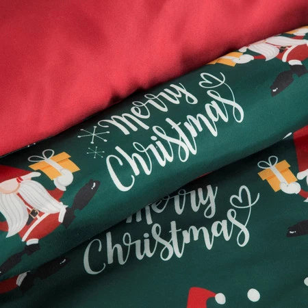 Komplet pościeli świątecznej 220x200 cm z mikrowłókna, Merry Christmas