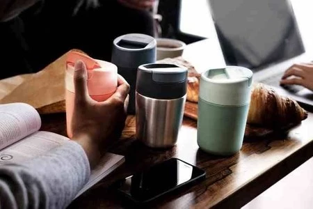 JJ - Kubek podróżny 340ml Sipp™, zielony