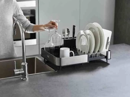 JJ - Suszarka do naczyń Extend™ Steel, grafitowa