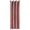 ZASŁONA GOTOWA D91 ROSA 140 X 270 CM CIEMNORÓŻOWY