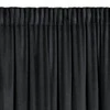ZASŁONA GOTOWA CARLI NA TAŚMIE 140 X 270 CM CZARNY