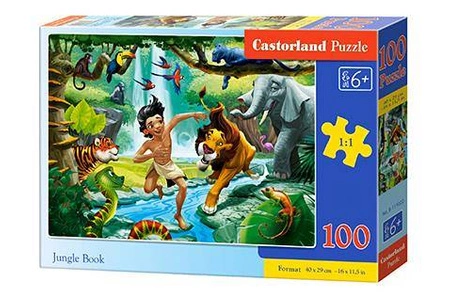 Puzzle 100 Księga dżungli B-111022 -
