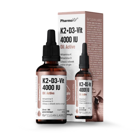 Pharmovit Witamina K2 + D3 (75 mcg + 100 mcg) 30 ml w kroplach