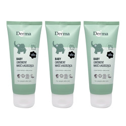 Zestaw: 3x Derma Eco Baby maść łagodząca 100ml