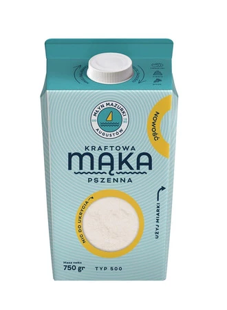 Młyn Mazurki Mąka kraftowa pszenna typ 500 - 750 g