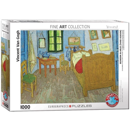 Puzzle 1000 Bedroom in Arles by Van Gogh 6000-0838 -
