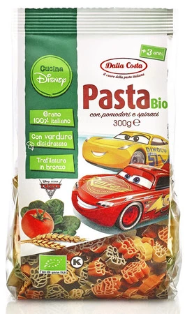 DALLA COSTA MAKARON (SEMOLINOWY TRÓJKOLOROWY) DISNEY AUTA BIO 300g