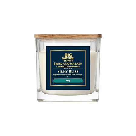 Big Nature Świeca sojowa do masażu insp. zapachem DIOR SAUVAGE 80g