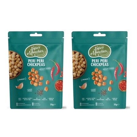 Zestaw: 2x Super Munchies Chipsy Ciecierzyca Peri Peri30 g